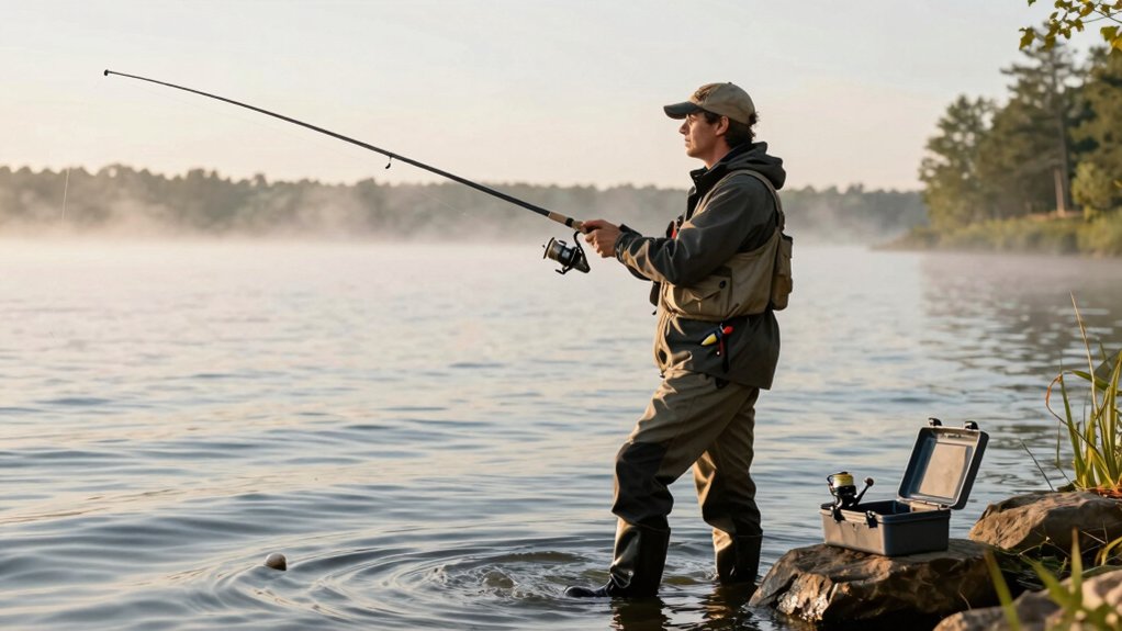 adjust reel drag for hookups