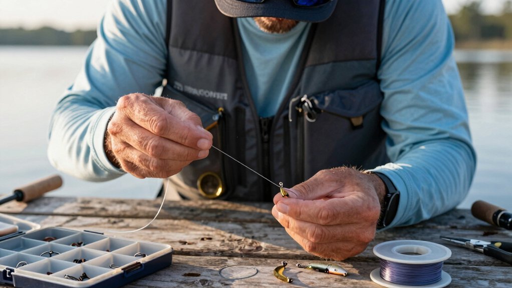 attach hook and sinker