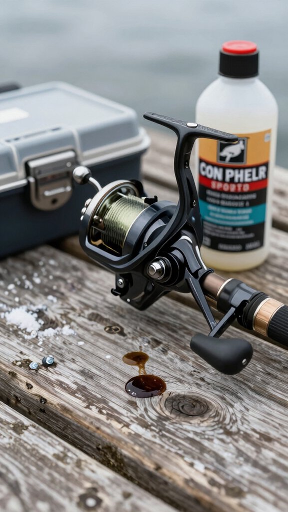 avoid gun oil on reels