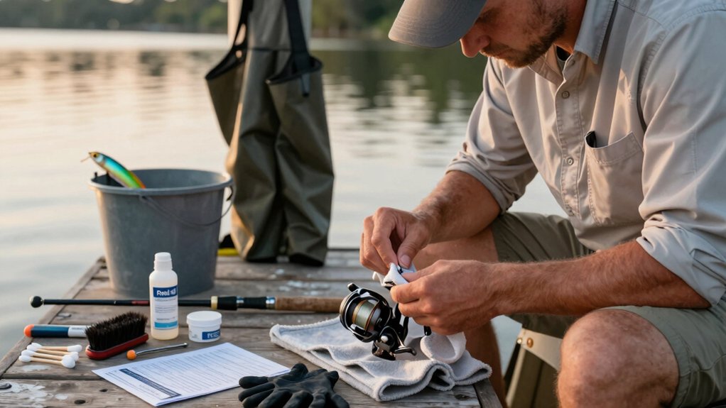 avoid gun oil on reels