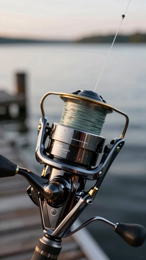 balanced medium heavy fishing setup