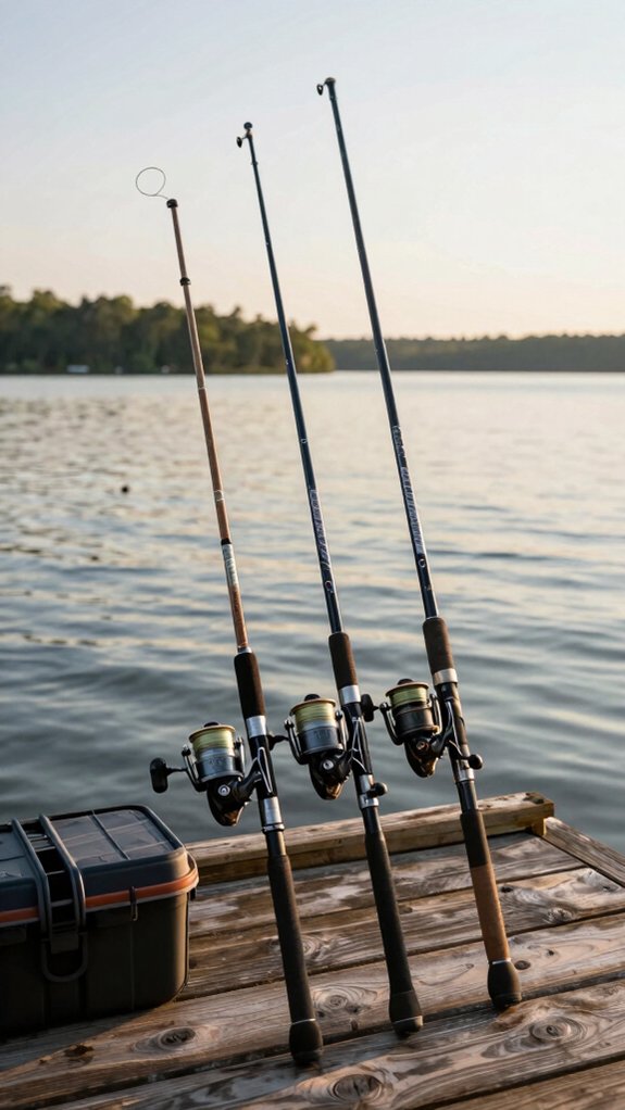 budget bass rods under 200