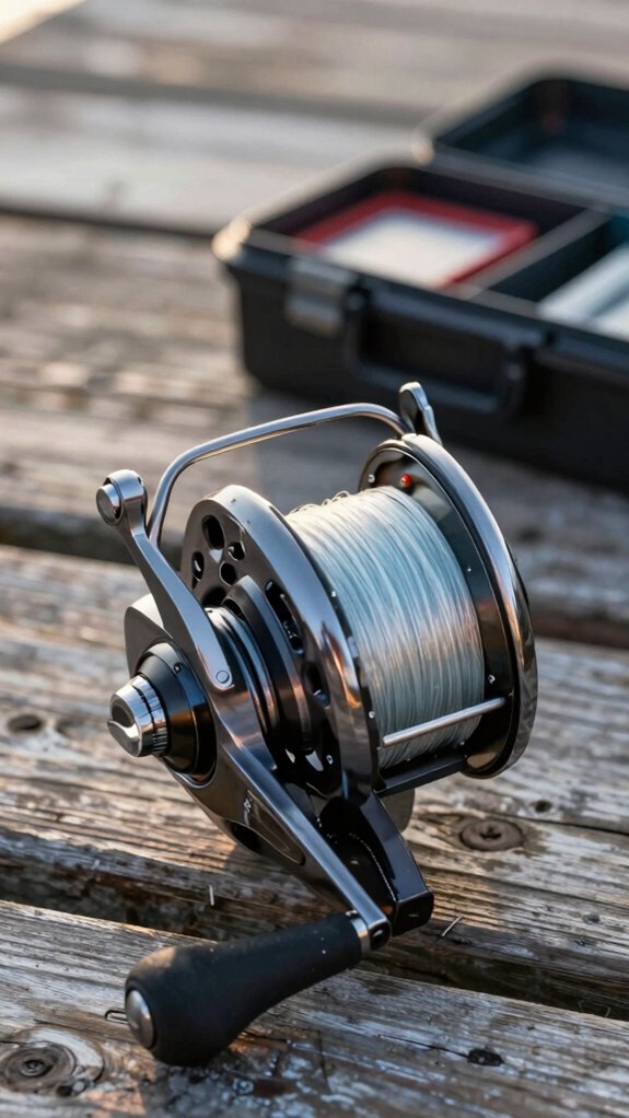 change fishing reel line