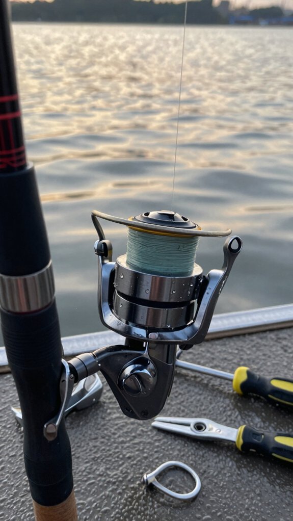 check reel seat tightening