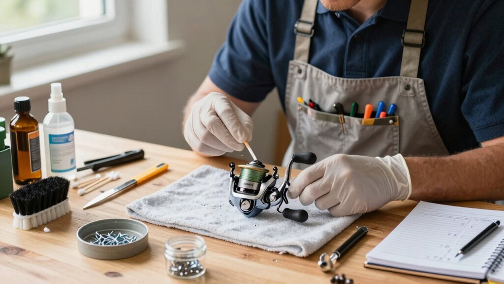 clean lubricate reassemble test