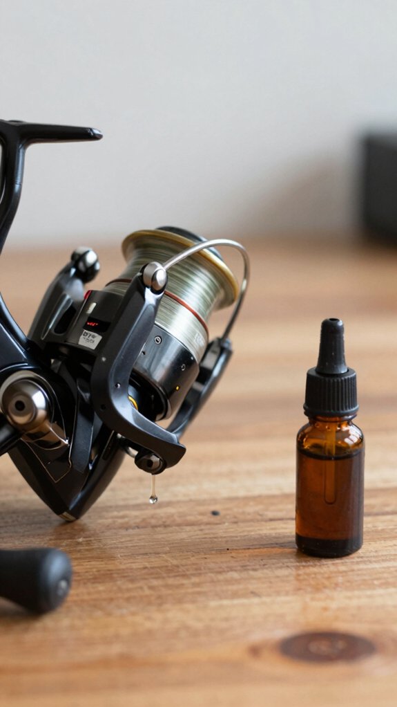 clean precise reel lubrication