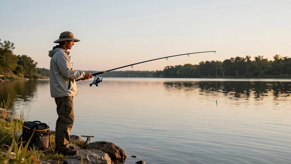 collapsible portable fishing rod