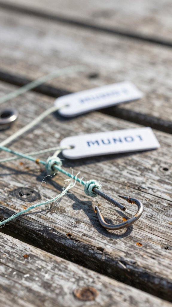 correctly name fishing line ends