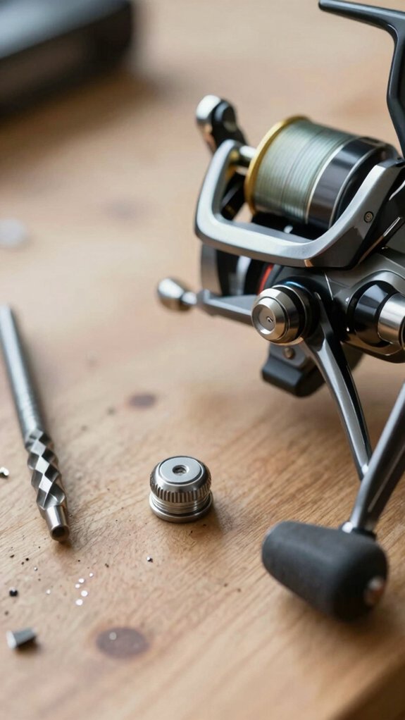 drill out rivet carefully