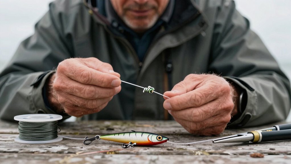 fast fail safe lure knots