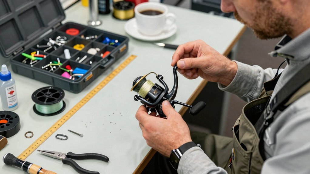 fast tangle free reel restring