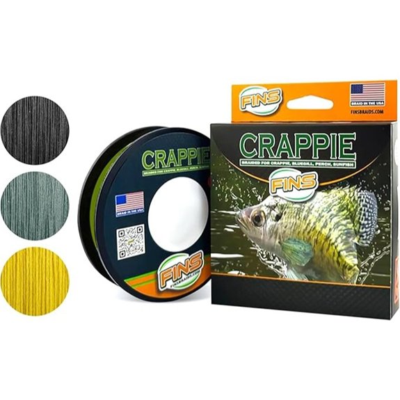 FINS Crappie Braided Fishing Line