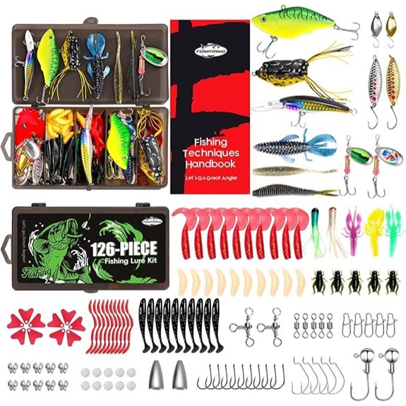 Fishing Lures Tackle Box Kit with Accessories
