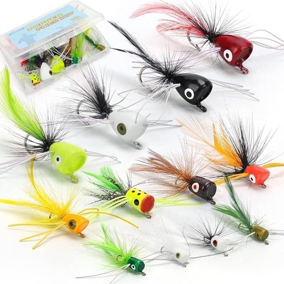 Fly Fishing Popper Flies Kit
