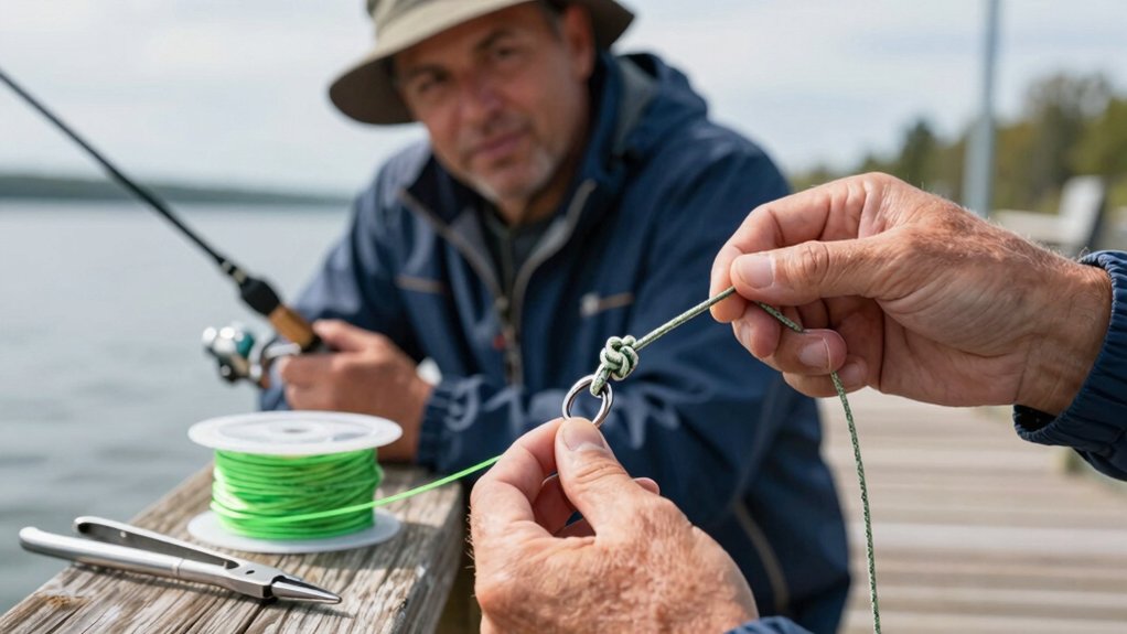 heavy duty braided line knots