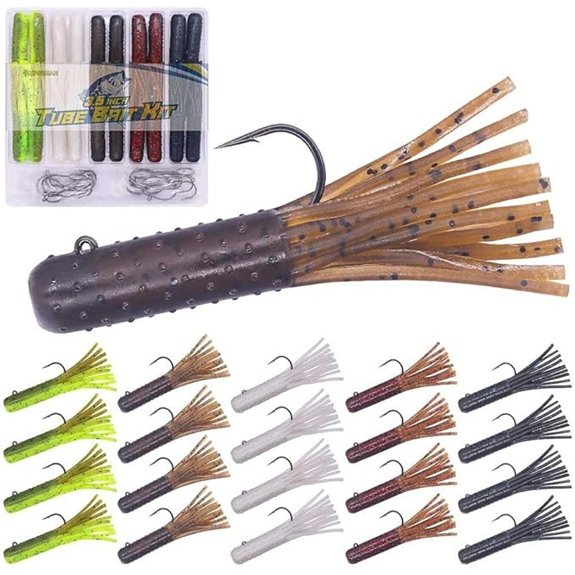 Tube Baits for Bass Fishing Lures