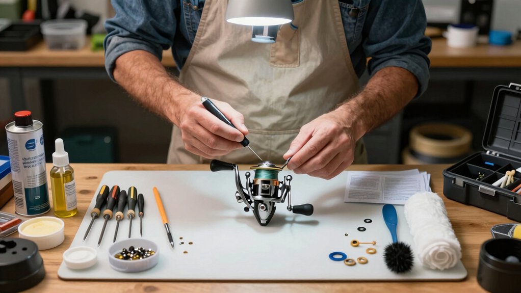 improve reel smoothness lubrication