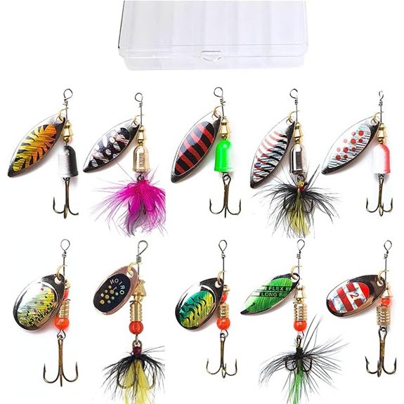 KINGFOREST Fishing Lures Spinnerbait Kit
