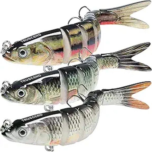 TRUSCEND SwimMax Lifelike Fishing Lures with BKK Hooks