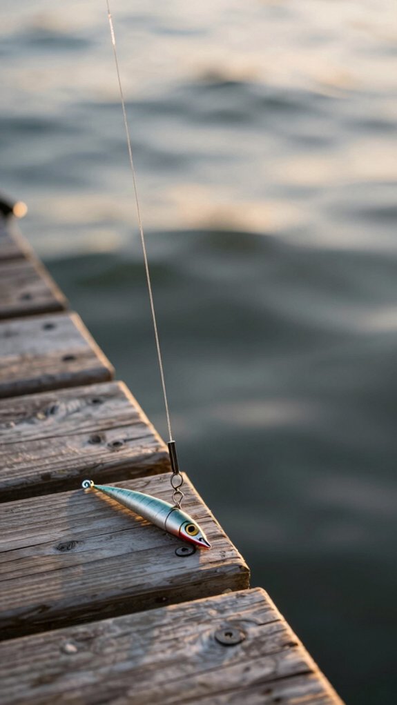 lightest split shot positioning