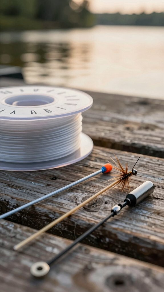 line choice depends fishing