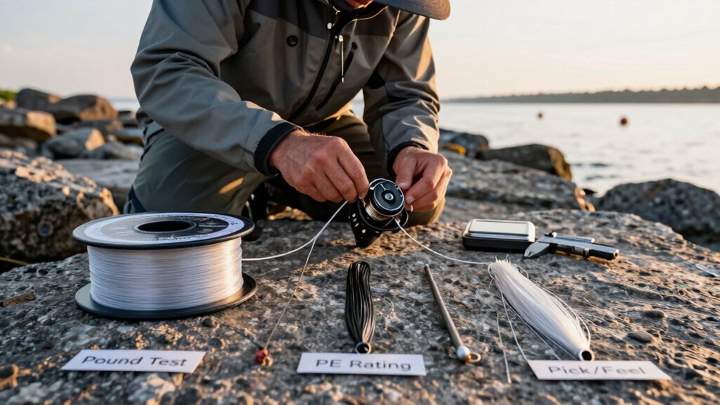 line strength diameter material