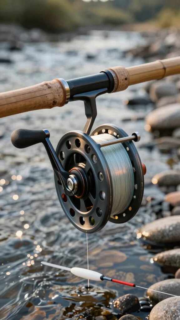 long rod free spinning reel