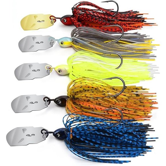 MadBite Bladed Jig Fishing Lures (3/8 oz & 1/2 oz)