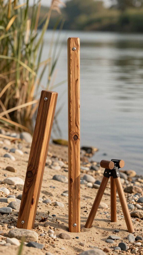 match rod holder to bank