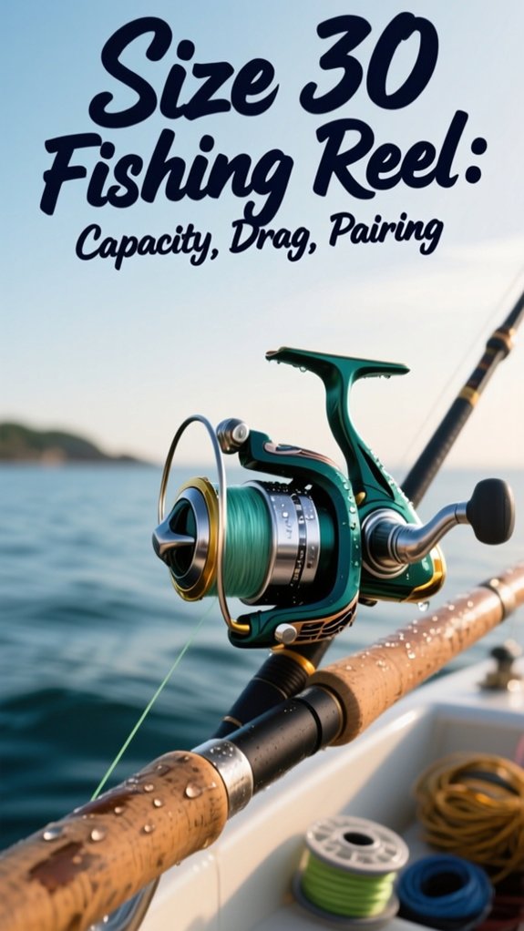 What Is A Size 30 Fishing Reel: Capacity, Drag, Pairing