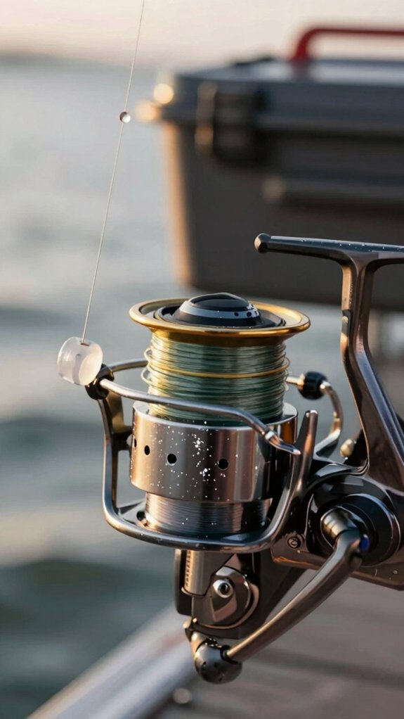 overfilled twisted line spool