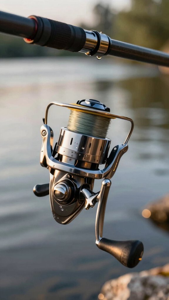 precise thumb controlled casting reel