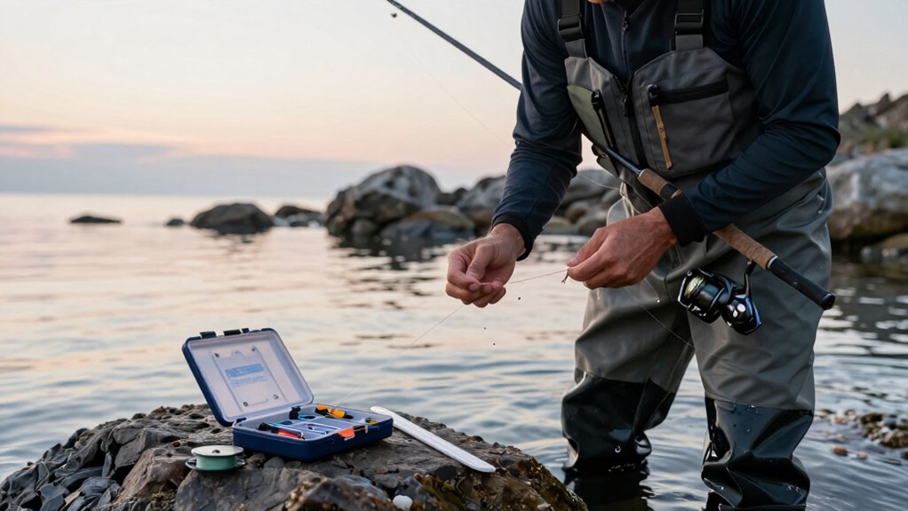 precision braided line setup