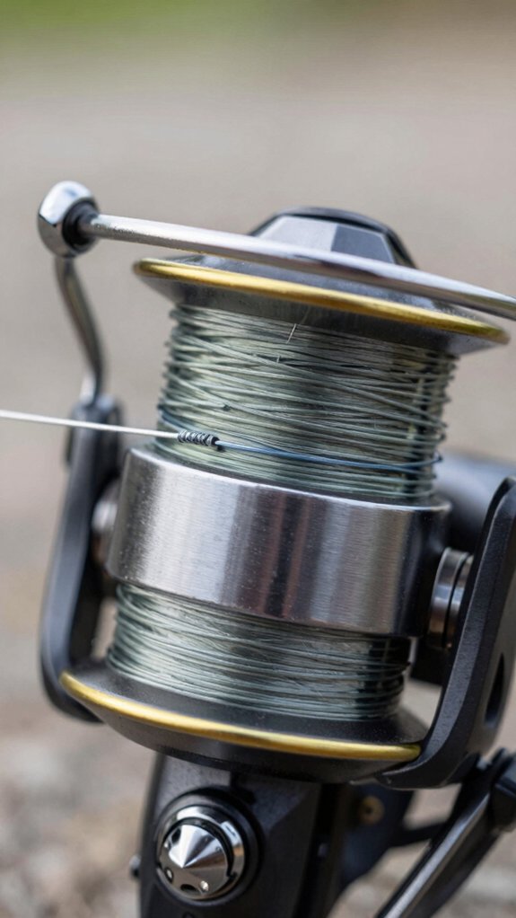 prevent braid slip on spools