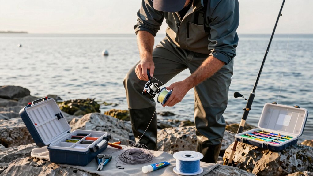 prevent fishing line tangles