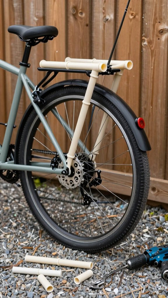 pvc fishing rod holder