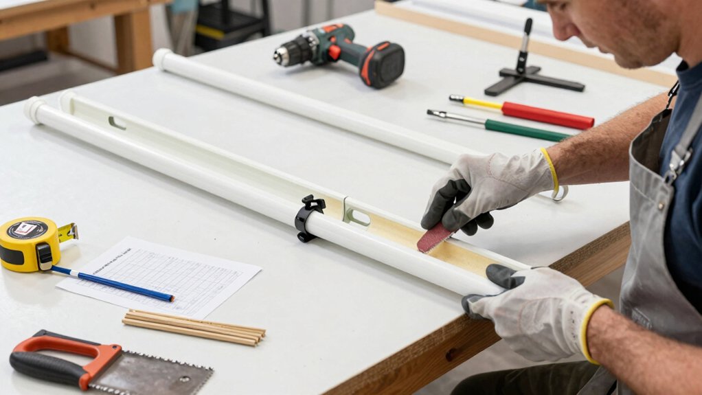 pvc fishing rod holder