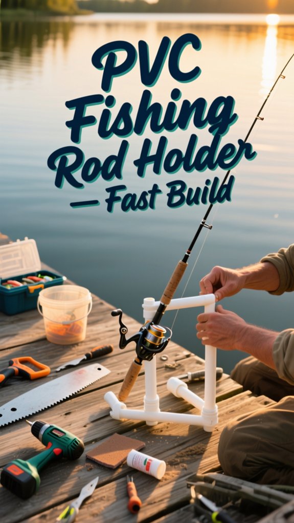 How To Make A Fishing Rod Holder Out Of PVC Pipe: Fast Build