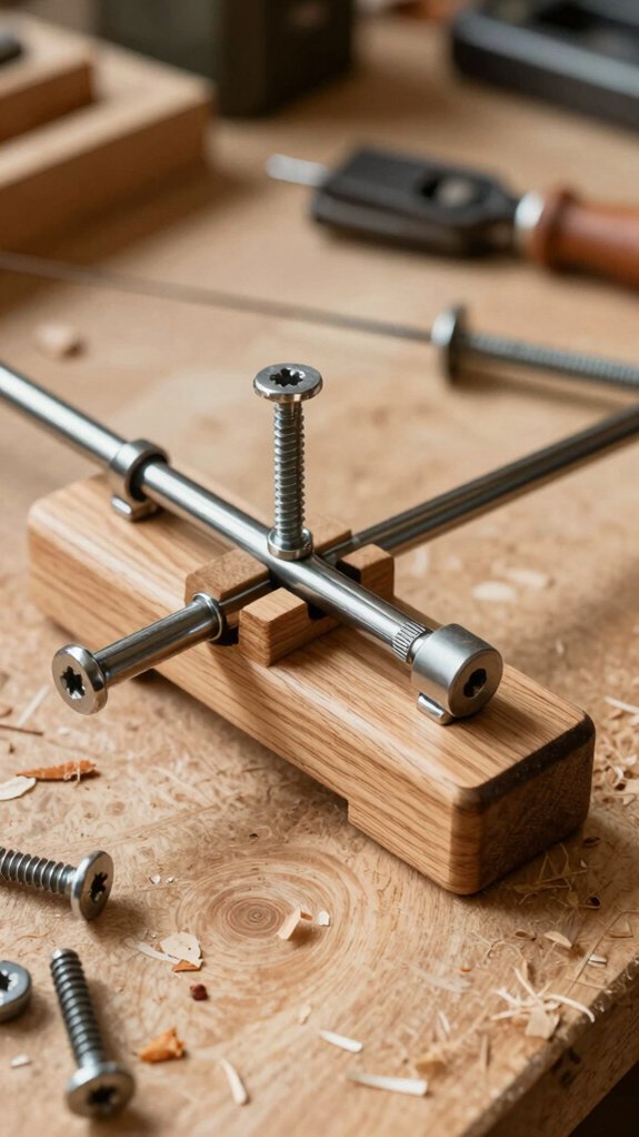 pvc fitted sturdy rod holder