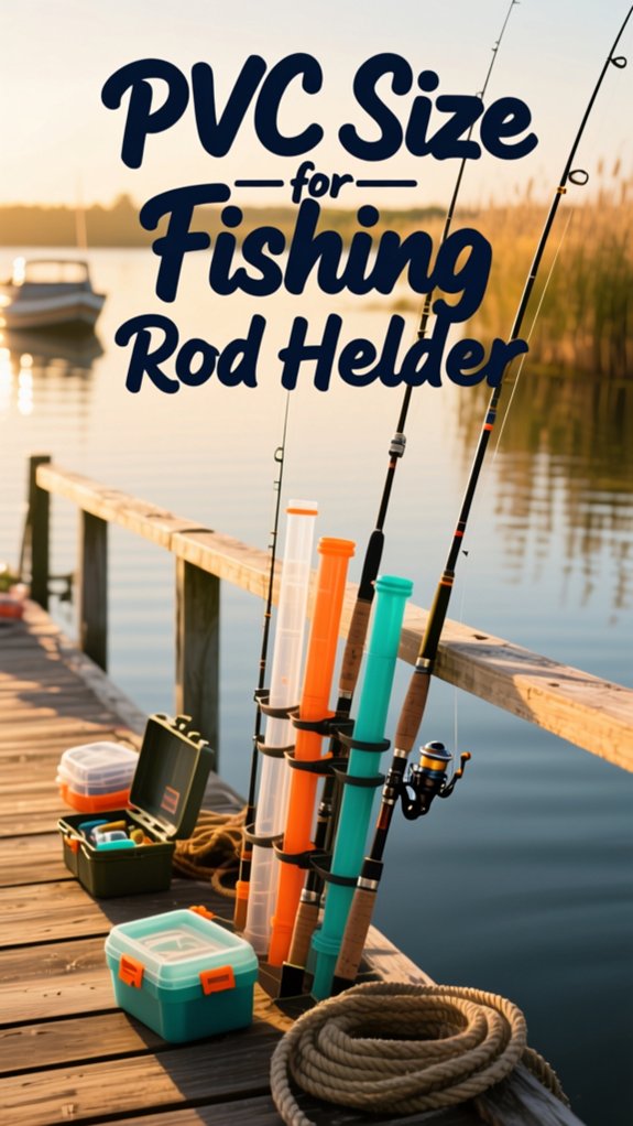 What Size PVC For Fishing Rod Holder: Exact Sizes & Tips
