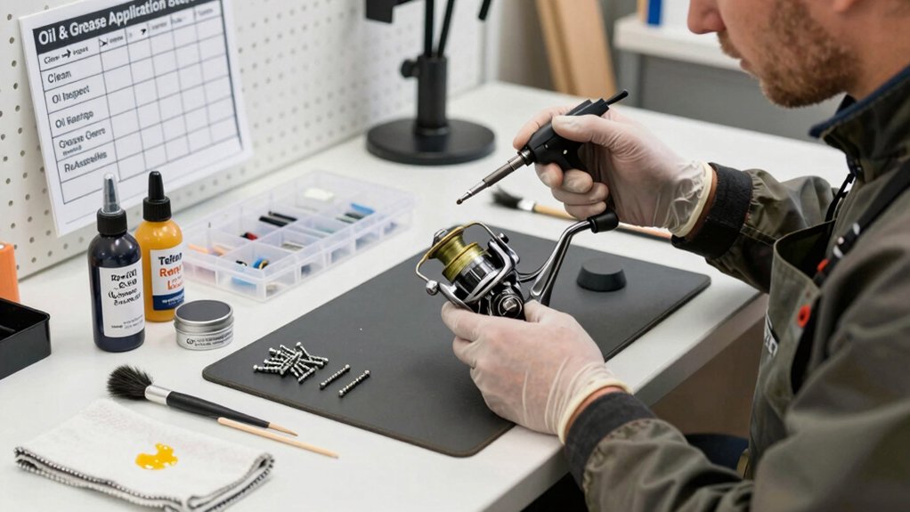 reel oil types and steps