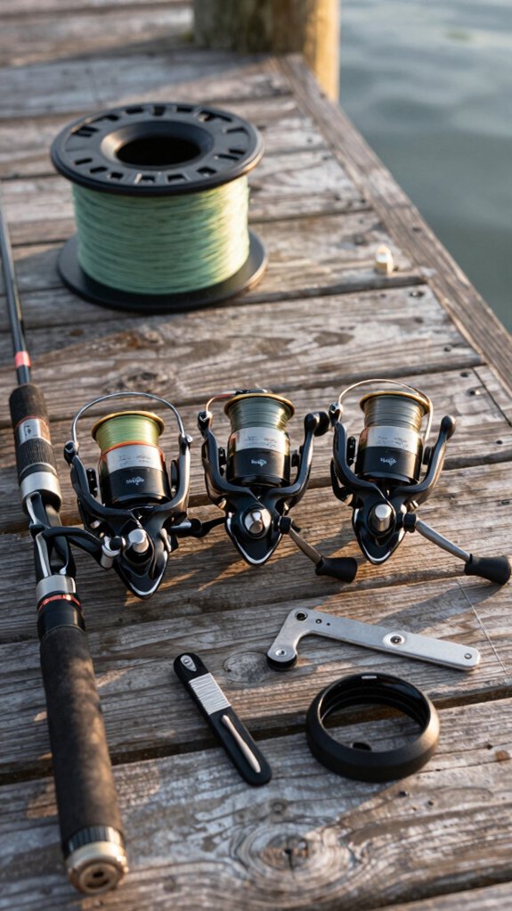 reel specific line spooling