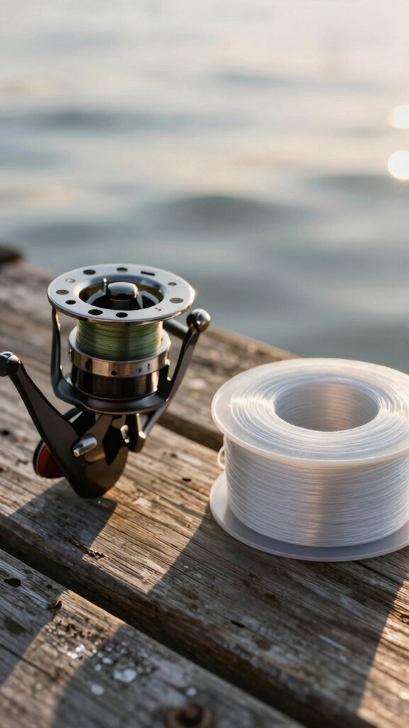 replace fishing line on schedule