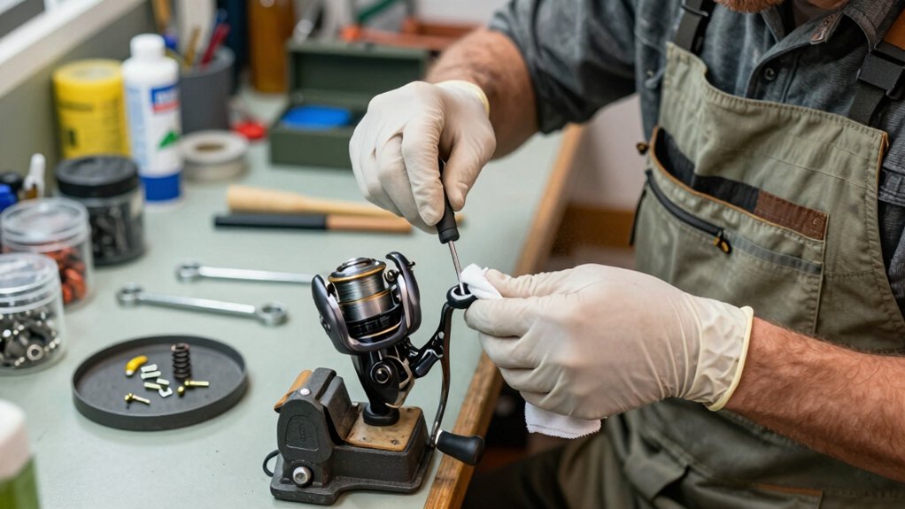 replace fishing reel knob