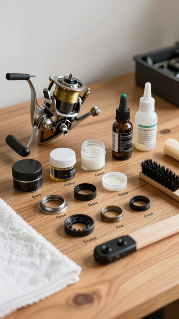 right lubricant for reels