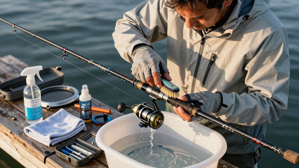 rinse dry lubricate store