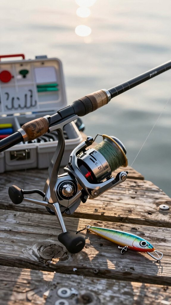 rod reel line leader