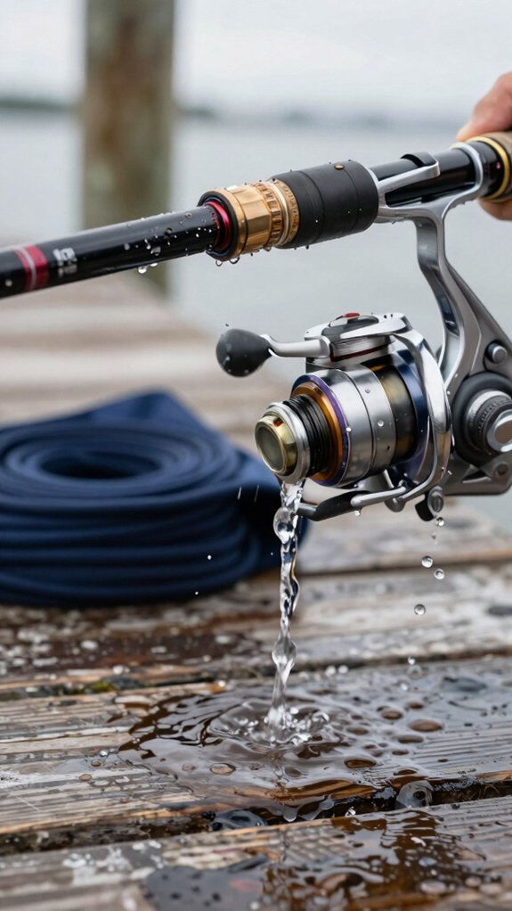 salt corrodes rod components