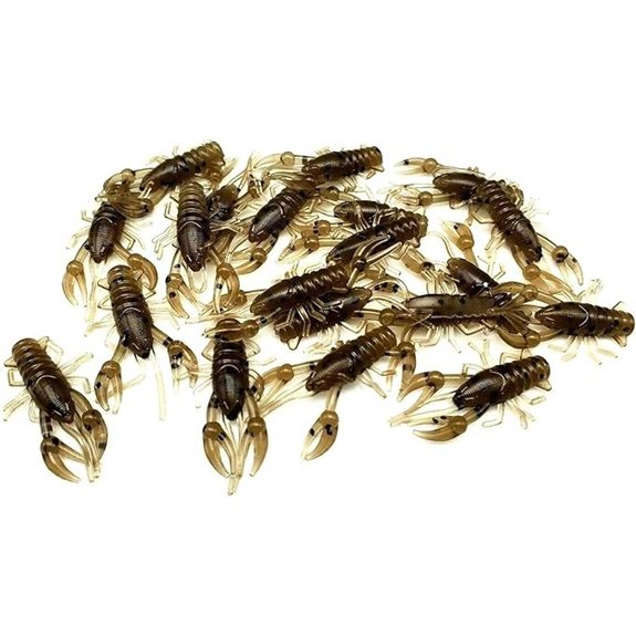 SULEBLOOM Micro Craw Scented Fishing Lure Set