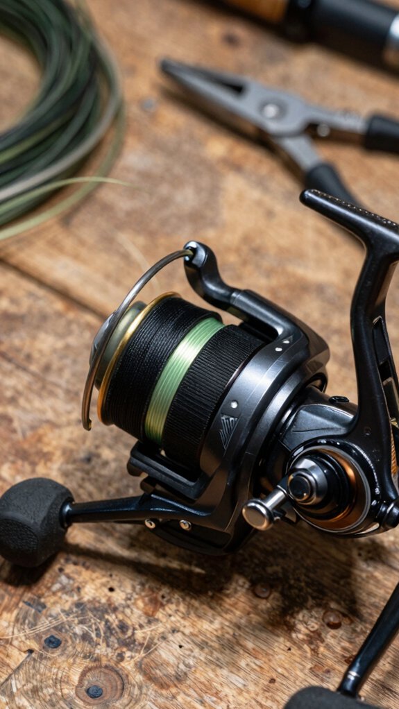 secure reel band installation